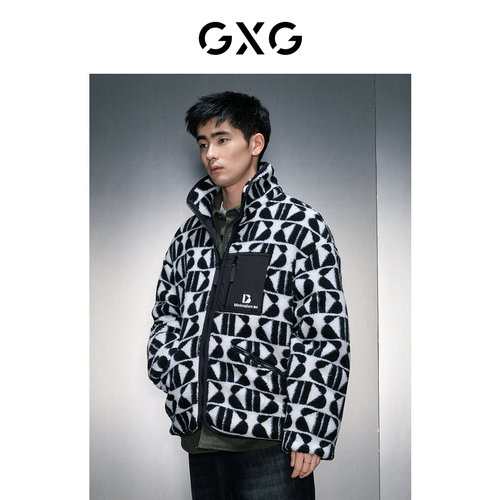 GXG男装商场同款黑白提
