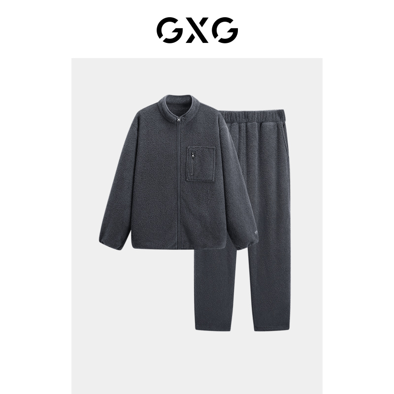 男士云朵绒家居服套装GXG情侣