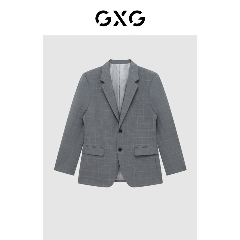 GXG男装灰格套西西装 秋季品,男装,休闲西服,淘宝优惠券,粉丝福利购,淘宝优惠卷