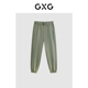 24年夏G24X022007 透气 GXG男装 零压系列卡其束脚休闲裤