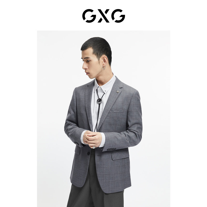 GXG奥莱 【斯文系列】冬季品正装系列烟灰套西西装