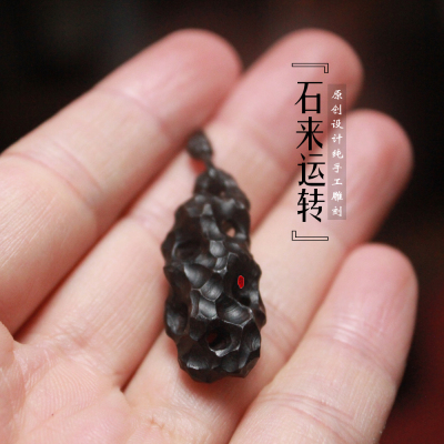 项链拙艺檀木手工制作毛衣链男女