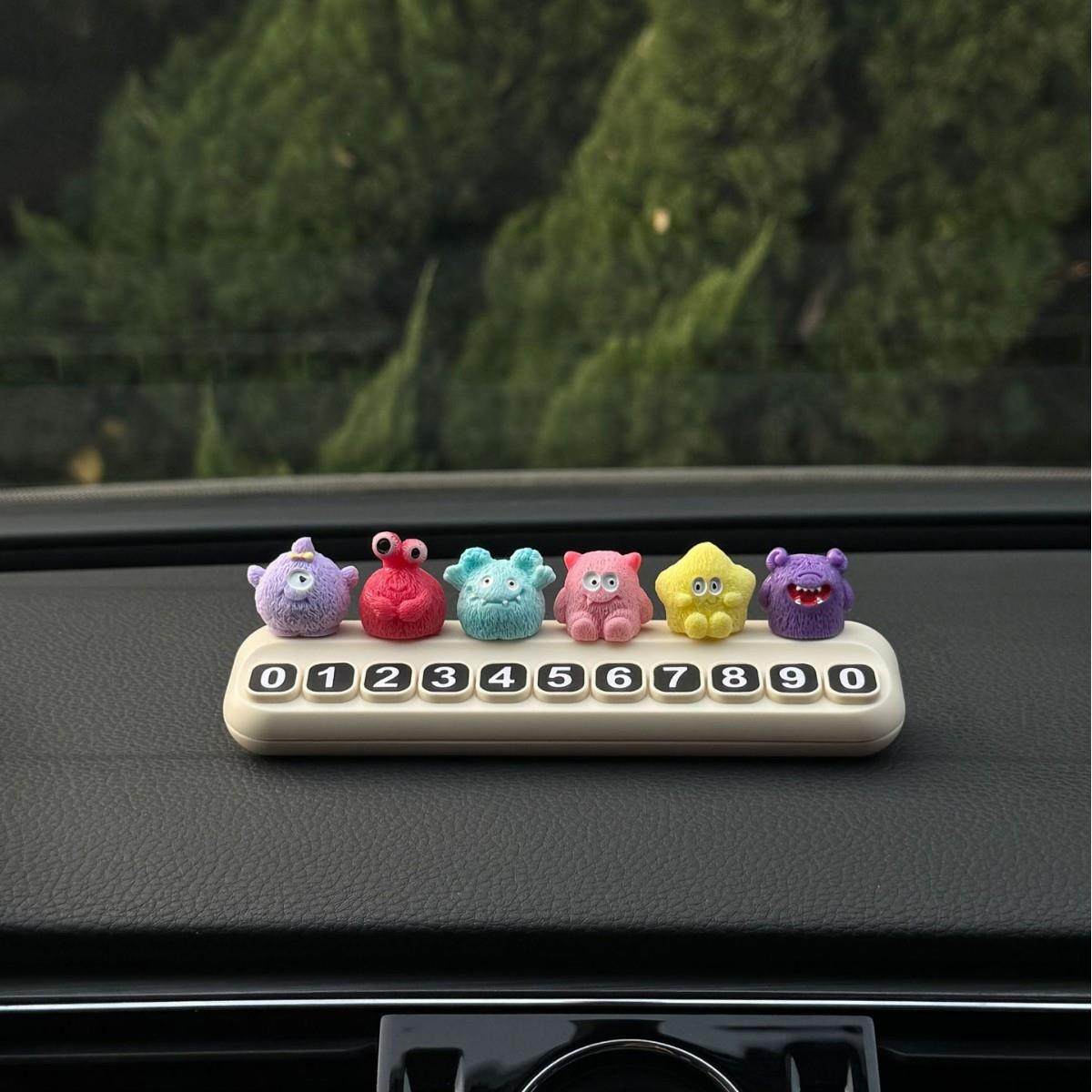 车载临时停车号码牌挪车电话牌卡女士专用摆件汽车简约可爱移车牌,汽车用品/电子/清洗/改装,停车号码牌,淘宝优惠券,粉丝福利购,淘宝优惠卷