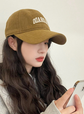 COLORADO x 美式复古刺绣棒球帽子雪花绒磨毛鸭舌帽潮百搭ins秋冬