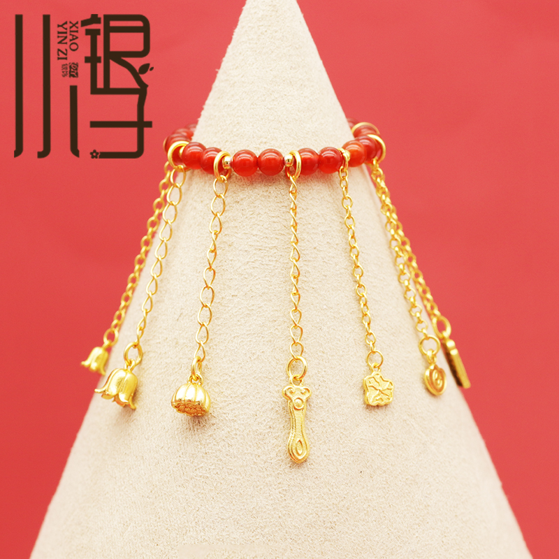 精工延长链S925纯银吊坠尾链