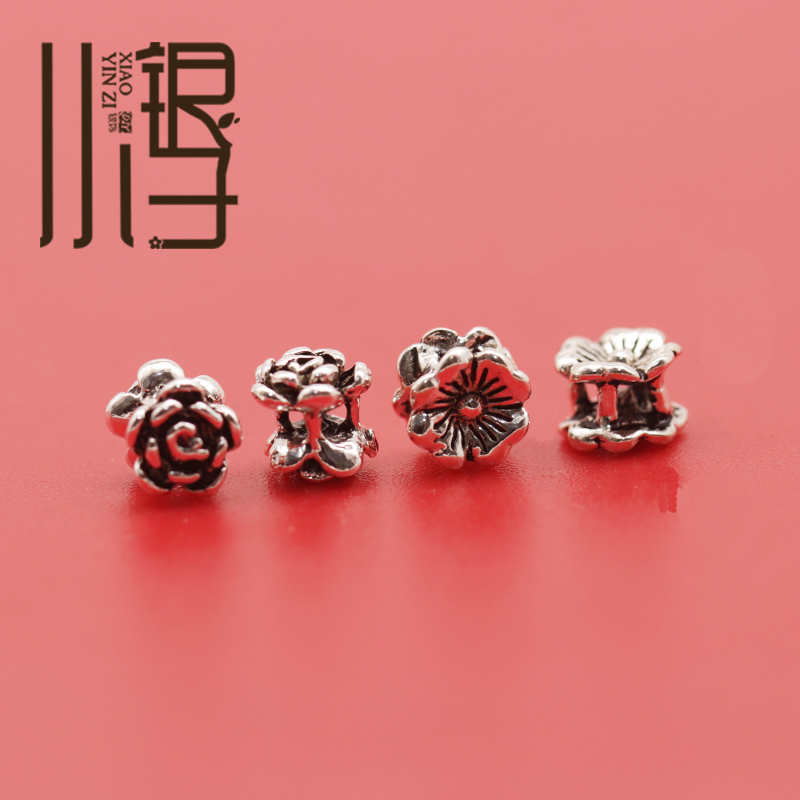 迷你直孔双面玫瑰花桃花