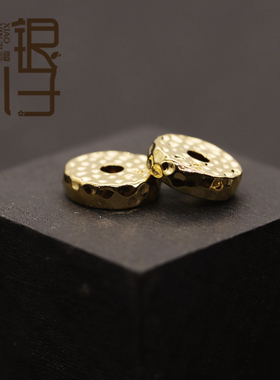 合金金色隔片锤纹归圆垫片