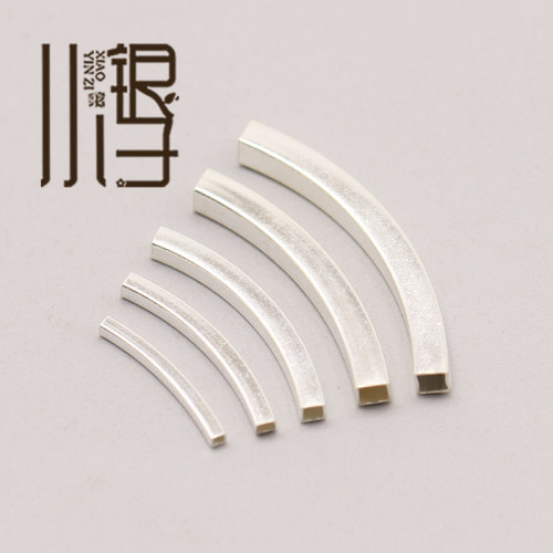光面方型管方管S925纯银弯管