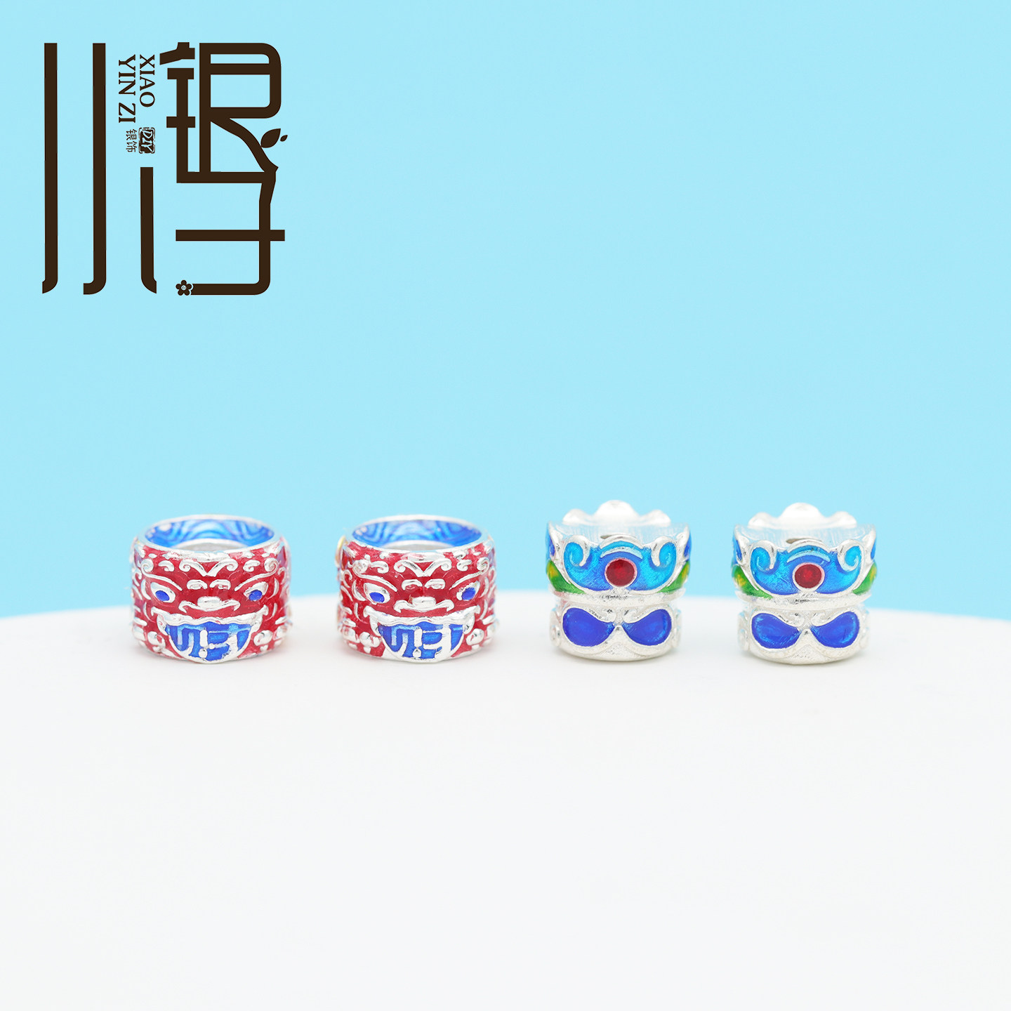 足银隔珠 滴胶兽面招财福禄尸陀林沙弥隔珠 S999纯银DIY串珠配件,饰品/流行首饰/时尚饰品新,其他DIY饰品配件,淘宝优惠券,粉丝福利购,淘宝优惠卷