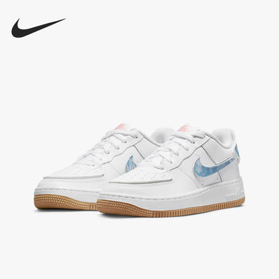 Nike/耐克正品Air Force 1 AF1女子GS大童休闲板鞋DM1020-100