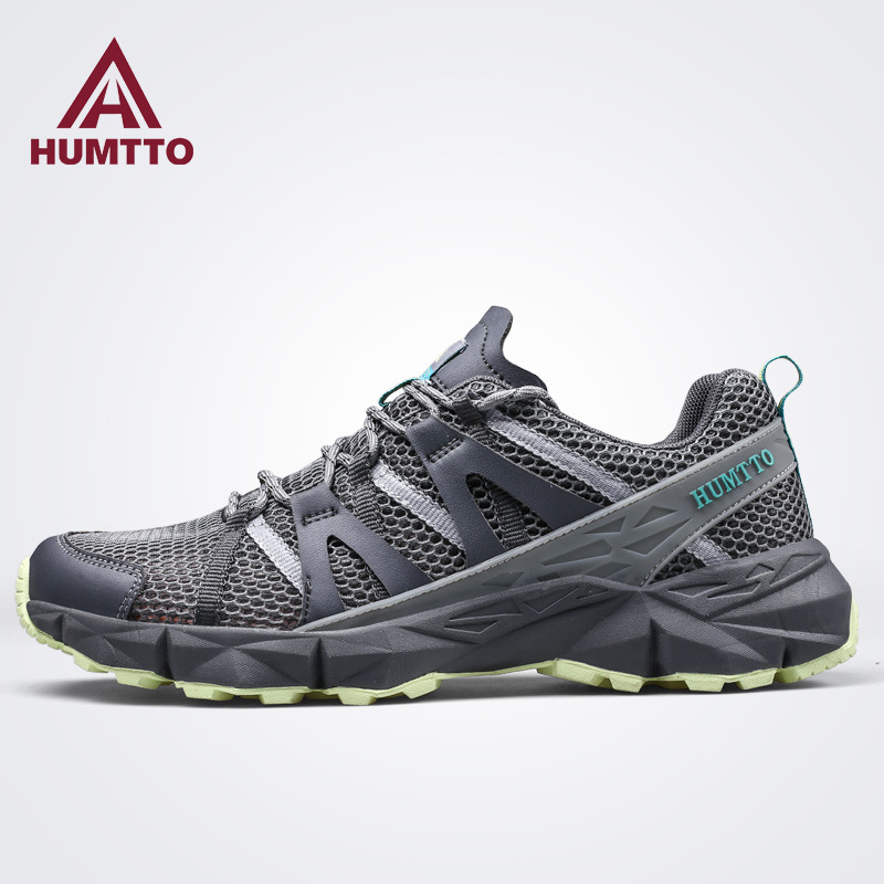 悍途网面鞋男2025年夏季新款镂空透气薄款男鞋户外休闲运动登山鞋