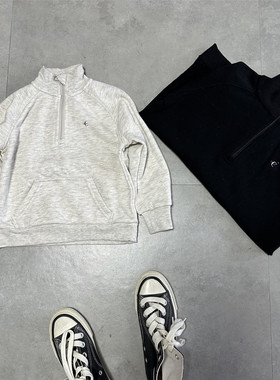 外贸大Ｋ元单　小中大男女童半高领拉链抓绒卫衣95-150　　　　　