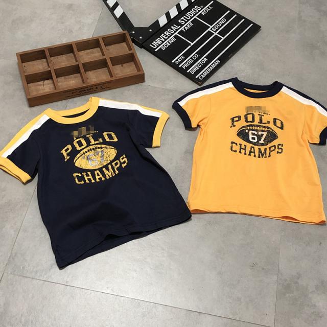 韩国短袖纯棉拼接撞色