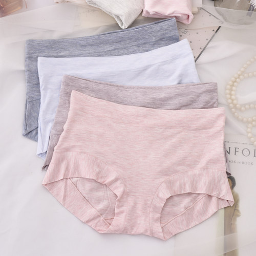 彩纱宽松舒适中腰内裤女