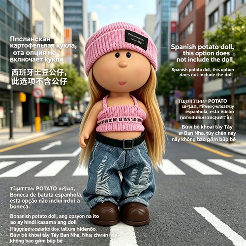 西班牙土豆娃娃衣服24cm mia娃娃配件换装过家家女孩着装替换玩具