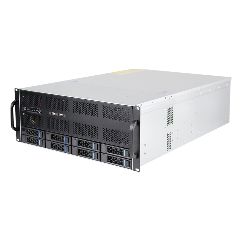 拓普龙G465-08 4GPU AI存储服务器机箱支持E-ATX主板CRPS冗余电源