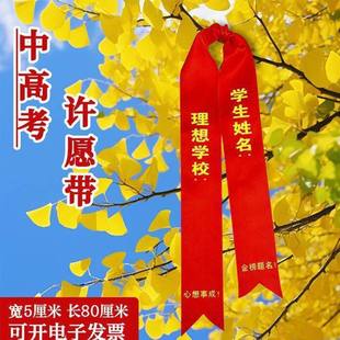 2026中高考许愿丝带百日誓师大会加油祝福带景区挂树上心愿红布条