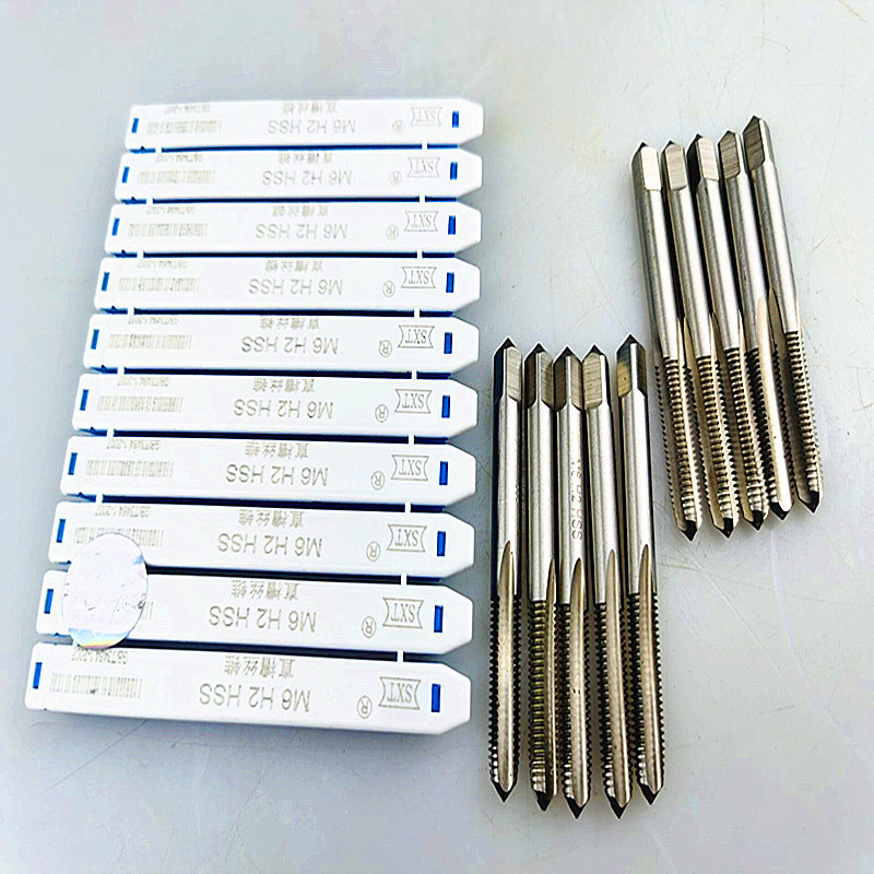 哈尔滨申锌 机用丝锥小丝锥W6542高速钢直槽丝攻M0.8-M30厂家