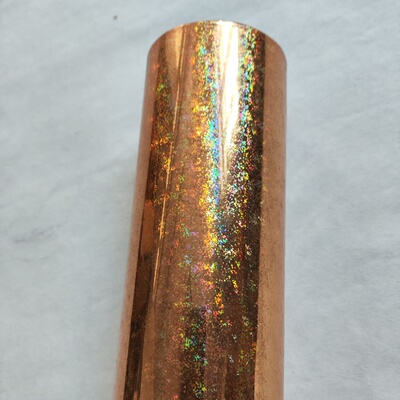 镭射烫金纸电化铝过塑金乱点烫纸盒标签烫塑制品 8cm x 120m A43