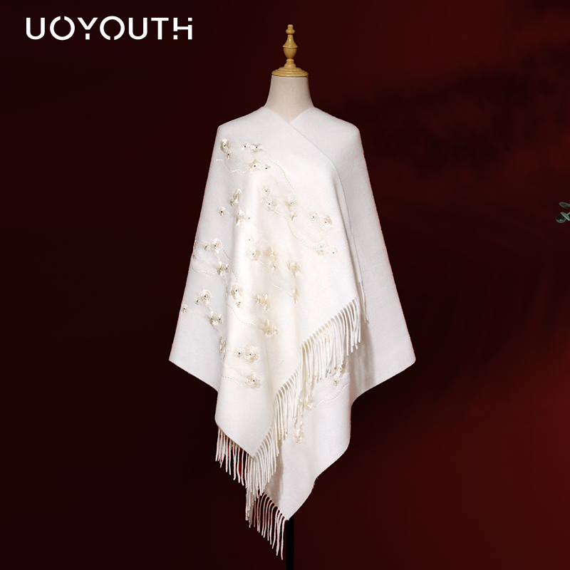 纯羊毛围巾披肩两用女高级感围脖