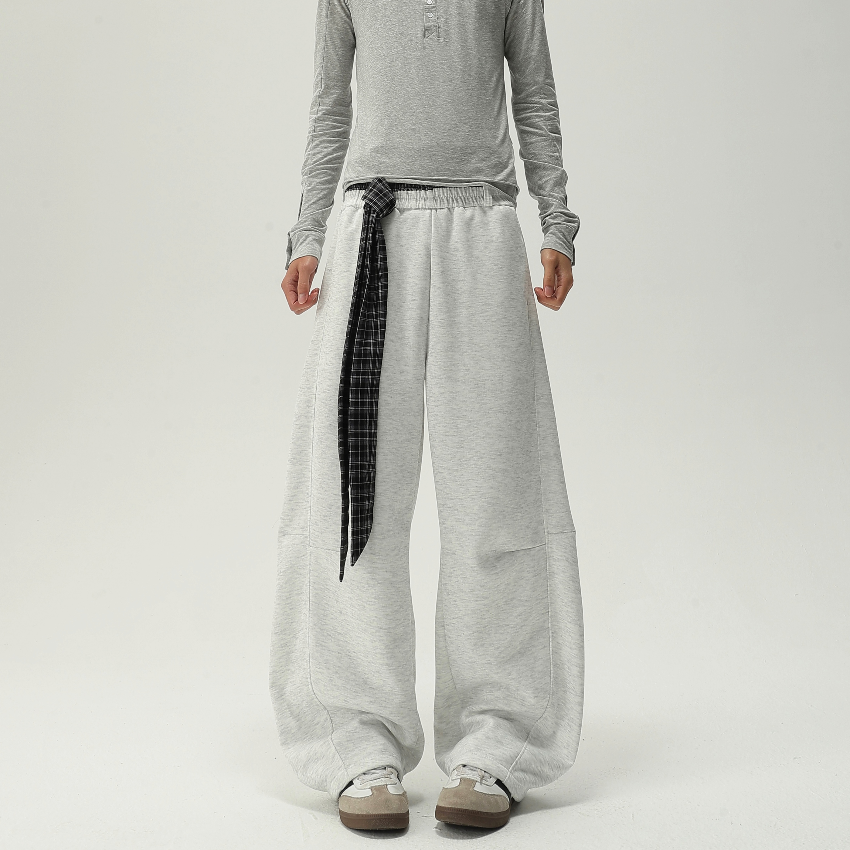 运动裤卫裤男女送配腰带8159P48，男装休闲裤，星座517-3