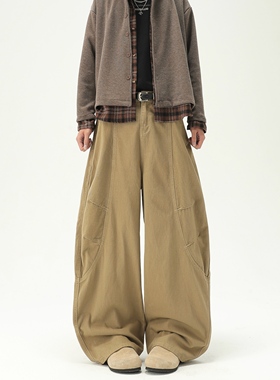 现货男女大弯刀工装休闲裤8067p58