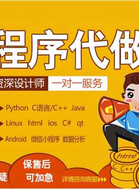 Java程序代编Python代做yolo检测c/c++代码编写qt接单c#系统开发R
