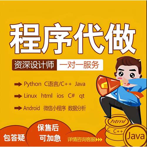 Java程序代编Python代做yolo检测c/c++代码编写qt接单c#系统开发R