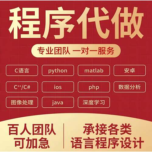 计算机程序设计java代码编写python程序代编c++qt软件开发c#代做