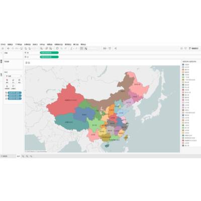 数据分析与可视化tableau，finebi，powerbi，Python地图设计
