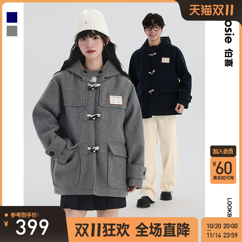 bosie常规冬季新款保暖棉服毛呢