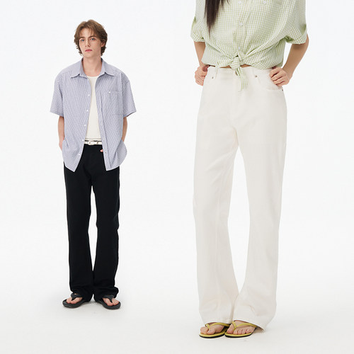 bosie美式cleanfit休闲裤男女