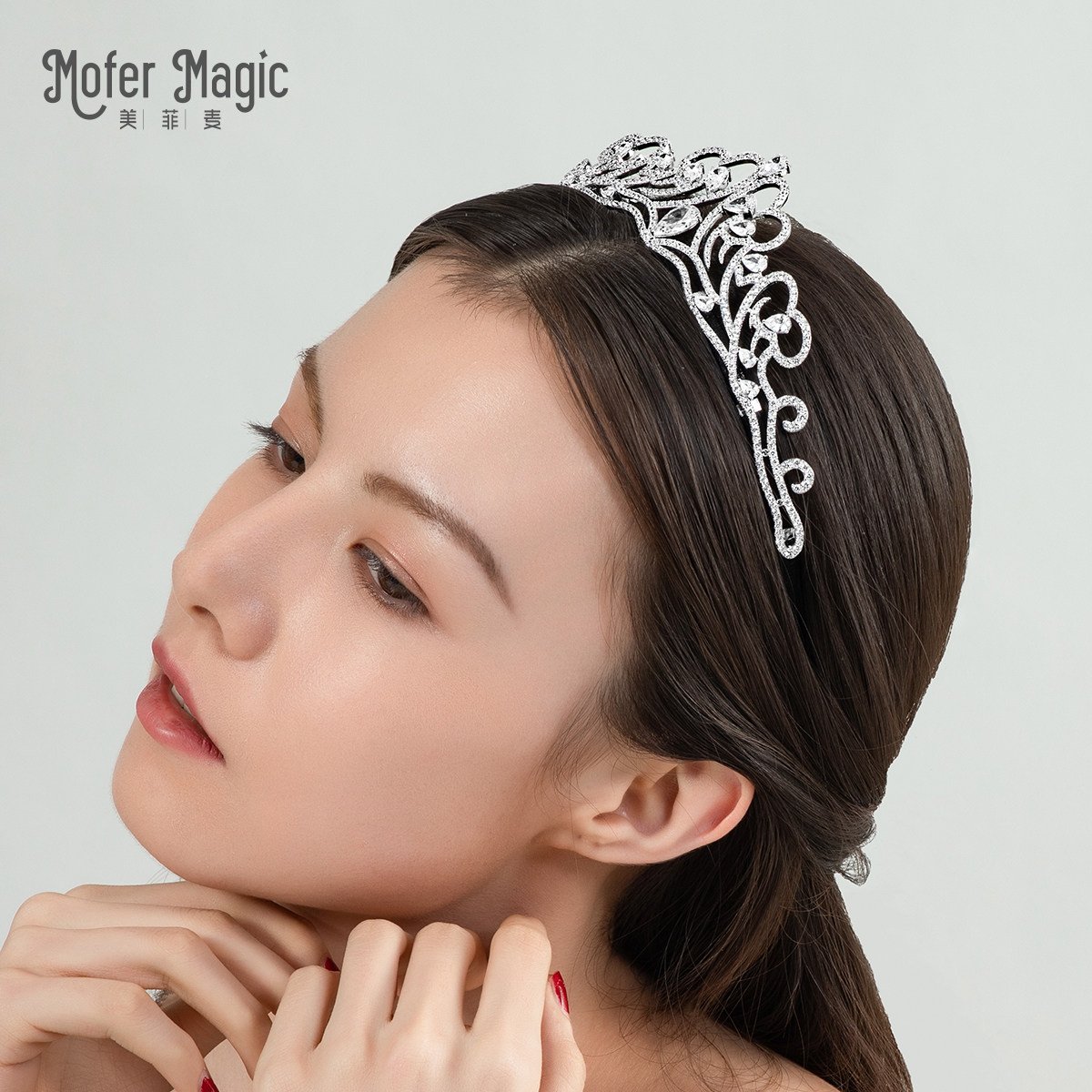 MoferMagic皇冠发箍超仙气质镶钻高级感头箍女结婚宴会舞台配饰品在类目 饰品/流行首饰/时尚饰品新, 发饰中 - 来自Buy2taobao.com提供专业的淘宝代购服务