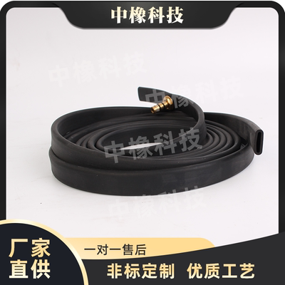 黑色气囊滑差进口橡胶扁管分切机