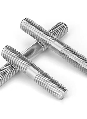 304不锈钢双头螺栓螺丝M6M8M10M12M14M16M18M20M22M24M27M30M33