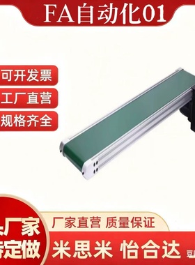 怡合达平皮带输送机KPA01-B50 100 -L1200-25-TA220-SCM-36-E-T