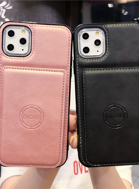 高档皮质适用iPhone16promax手机壳苹果15磁吸皮套14promax多功能12零钱卡包8plus男7plus带支架x/xr潮12prox