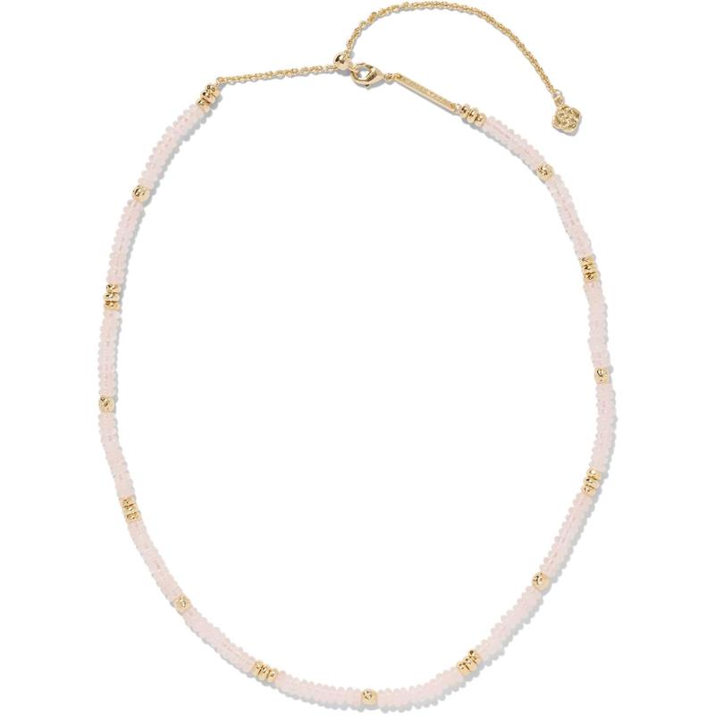 Kendra Scott女项链玫瑰石饰品N00442GLD短款设计时尚首饰