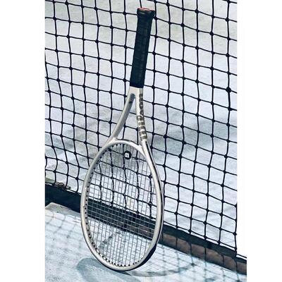 代购Wilson PRO STAFF 97 V14威尔胜网球拍定制金属银