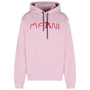 代购MARNI男士卫衣保暖舒适棉质粉色日常休闲外套爆款简约