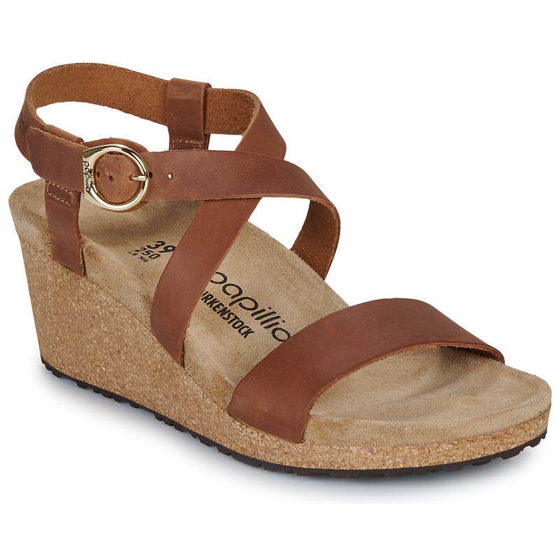 代购Birkenstock女士凉鞋舒适防滑透气轻便真皮软木底合成橡胶底