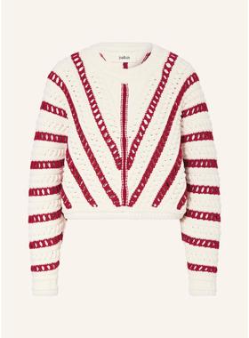 代购bash女士毛衣保暖透气棉混镂空秋冬日常针织爆款复古