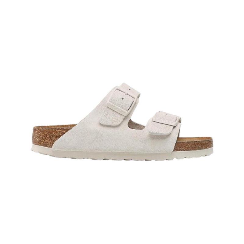 海外代购Birkenstock男士拖鞋双带软木底居家休闲包头拖鞋简约风