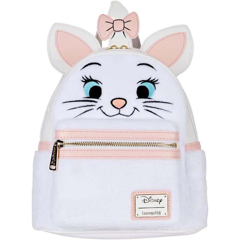 代购Loungefly背包女迪士尼双肩包前置拉链口袋内衬主题布料痛包