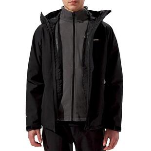 代购Berghaus男士冲锋衣防水防风保暖3in1外套带帽长袖户外夹克