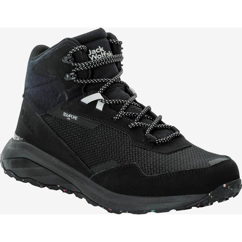 代购Jack wolfskin狼爪男士登山鞋防水防滑保暖徒步鞋中帮系带