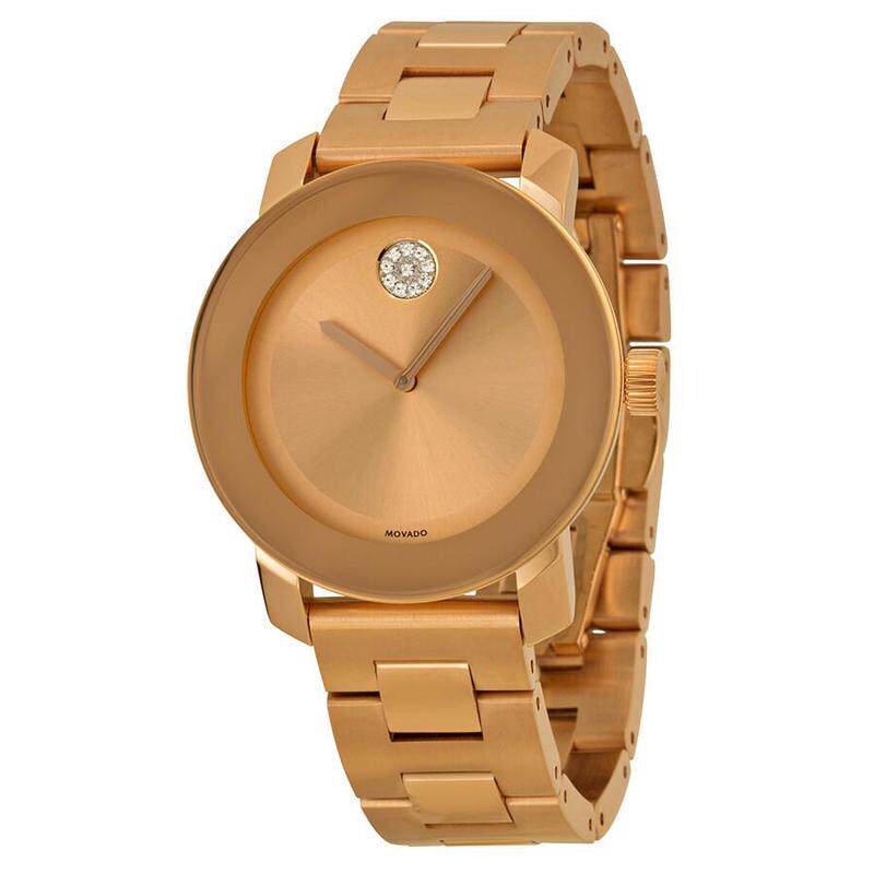 海外代购Movado/摩凡陀女士手表瑞士腕表耐磨镜面精准计时不锈钢