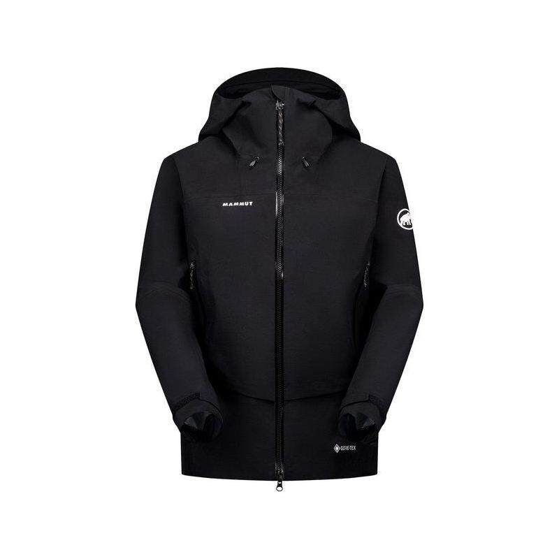 代购Mammut猛犸象女士冲锋衣防水防风透气硬壳外套连帽长款户外夹