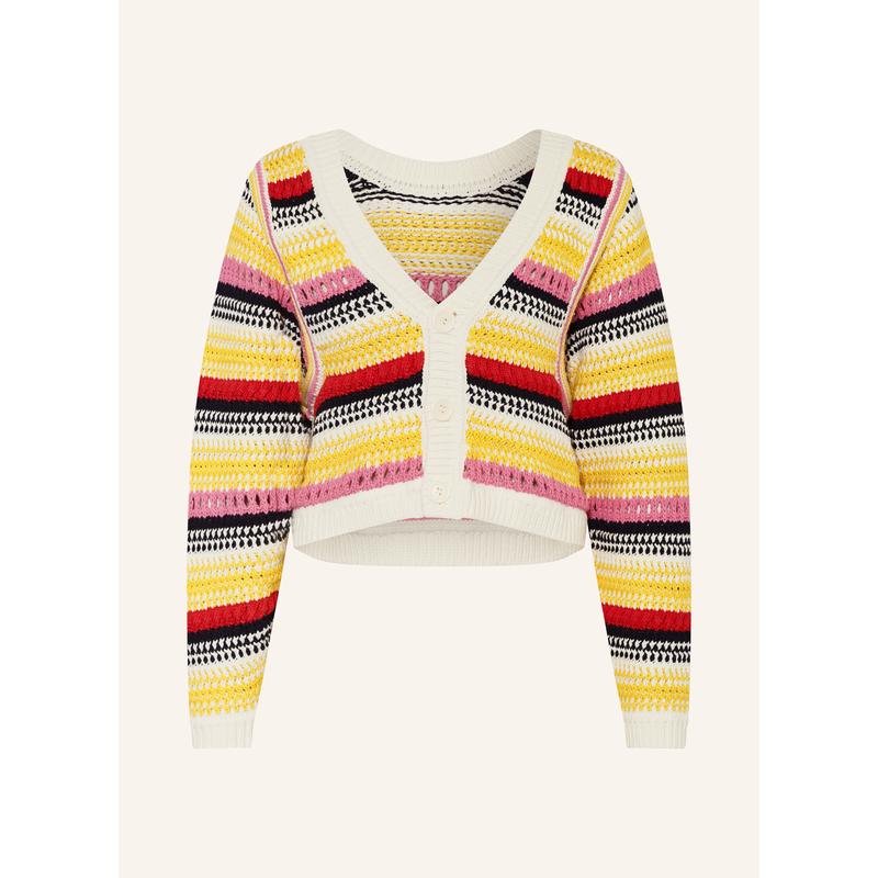 代购bash女士毛衣保暖透气棉质条纹日常秋冬针织爆款复古