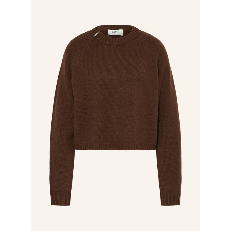 代购bash女士毛衣保暖柔软羊绒纯色秋冬日常针织爆款简约